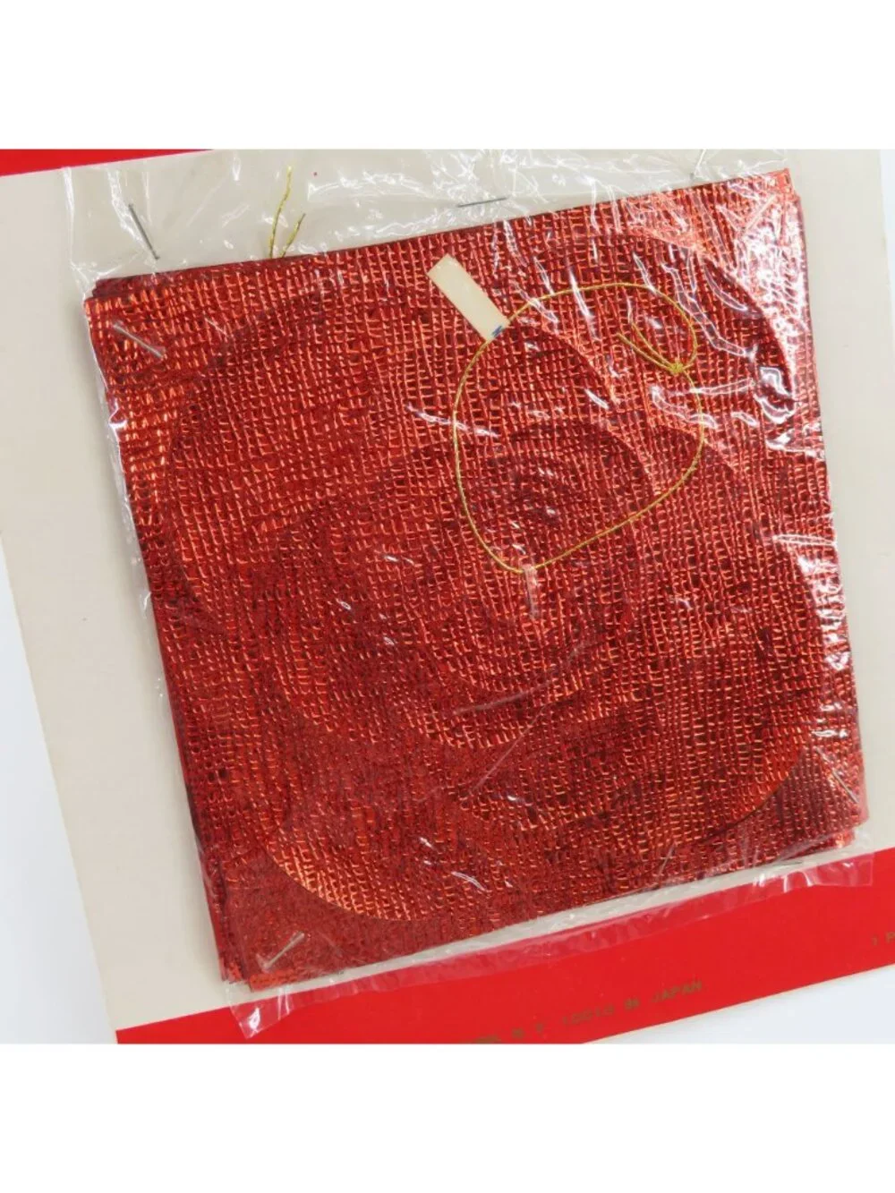 VTG Shiny Brite Christmas Garland Red Foil 9 Feet Made in Japan Retro NEW Xmas